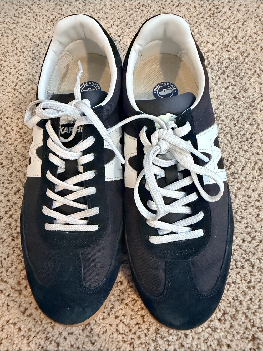 Karhu Mestaru black/white unisex sneakers women’s size 9/EU 40.5 - Picture 4 of 9